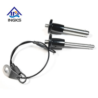 Goupille à bille à dégagement rapide à ressort en acier inoxydable personnalisée pour enceinte Line Array, marque INGKS, norme DIN ANSI