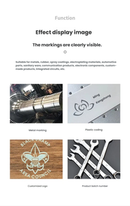 เครื่องเลเซอร์ไฟเบอร์แบบพกพา 50 วัตต์ สำหรับทำเครื่องหมาย ใช้งานง่าย ระบายความร้อนด้วยอากาศ รุ่นใหม่ - Product Image 4