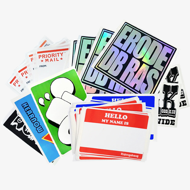 Very Sticky Blank Priority Mail Label Graffiti Street Art Egg Shell Stickers Custom Eggshell Sticker