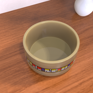 קערת האכלה גדולה מותאמת אישית לכלבים, קערת חיות מחמד עמוקה וכבדה, קערת מים מקרמיקה נגד החלקה לכלבים בינוניים וגדולים - Product Image 5