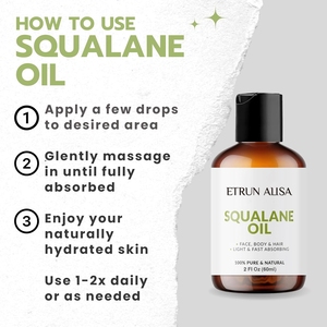 ETRUN ALISA <span class=keywords><strong>Olio</strong></span> di Squalano d'Oliva 100% Puro e Naturale, Etichetta Privata, <span class=keywords><strong>Olio</strong></span> Essenziale Puro Multiuso Idratante e Anti-Rughe - Product Image 3