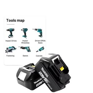 Batería de Repuesto de Iones de Litio de Alta Capacidad de 18 V y 6.0 Ah para Herramientas Eléctricas Inalámbricas <span class=keywords><strong>Makita</strong></span> BL1850/BL1860 LXT - Directo de Fábrica - Product Image 1