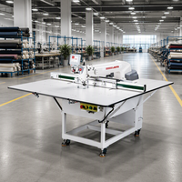 Machine à coudre industrielle à point noué automatique CNC JTK9F-90A, compatible IoT, RFID, haute vitesse, double moteur à vis, plateforme plate
