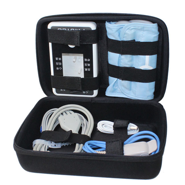 OEM Customize EVA Hard Shell Portable Travel Carry Blood Pressure Monitor Storage Case Bag Medical Instrument Case Black G-COVER