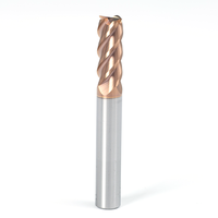 Fraise à queue plate en carbure à 4 cannelures HRC 50, vente directe usine, fraiseuse CNC pour usinage des métaux, personnalisable OEM ODM, fournisseur chinois