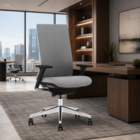 Chaises de bureau ergonomiques de luxe modernes, chaise de direction pivotante confortable, chaise de patron en maille, vente en gros pour projets d'aménagement de bureaux