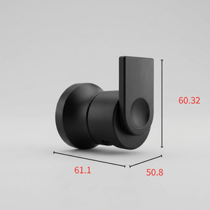 Modern Wall Mounted Robe <b>Hook</b> Coat Hanger <b>Bathroom</b> Clothes Holder Matte Black Brushed Nickel - Product Image 4