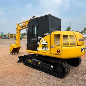 Mini-excavatrice sur chenilles Komatsu PC70-8 d'occasion, 2018, d'origine japonaise, excellent état, avec moteur, pompe et composants principaux - Product Image 4