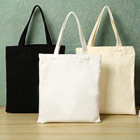 Sacs fourre-tout en toile de coton personnalisés en vrac avec logo Commande minimum faible pour le shopping Cadeau marketing publicitaire