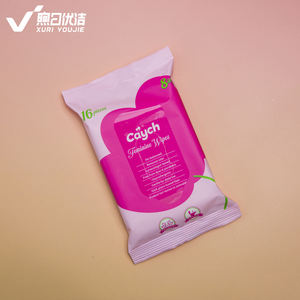 Lingettes intimes douces Caych Organic, en tissu spunlace, hydratantes et aromatiques, jetables dans les toilettes. - Product Image 1