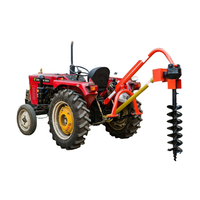Machine foreuse électrique à 3 points, piquets pour creuser des trous sur la terre, pour la plantation d'arbres, à vendre