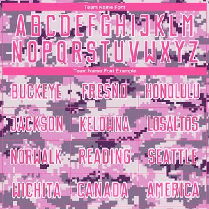Camiseta de Fútbol Personalizada con Estampado de Camuflaje Rosa, Sublimada, Transpirable, de Secado Rápido, Unisex, con Nombre Personalizado - Product Image 2