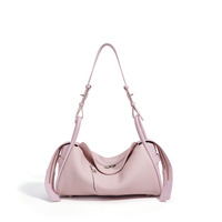 Sac hobo de luxe en cuir véritable pour femme - Sac à bandoulière en cuir de vachette souple avec sangle réglable - Sac polyvalent à porter sous le bras ou en bandoulière