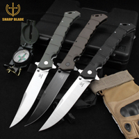 Couteau pliant tactique de survie en plein air Yeehand OEM avec lame en acier 8CR13mov et manche en fibre de nylon