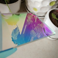Nouveau produit : Plaque acrylique irisée effet miroir transparent