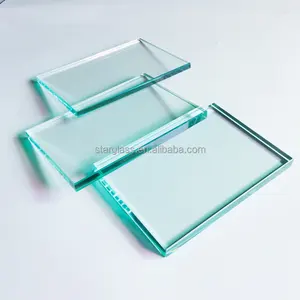 高强度透明反光vidrio templado层压钢化玻璃建筑玻璃墙玻璃栅栏窗价格