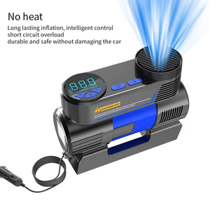 Máy bơm lốp xe hơi kỹ thuật số thông minh 12V, máy bơm mini di động, bơm hơi lốp xe hơi - Product Image 5