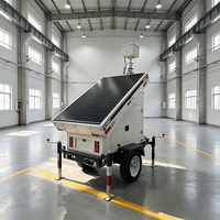 Remolque Portátil con Energía Solar y Mástil de 6m para Minería y Seguridad en Tiempo Real en Zonas sin Electricidad
