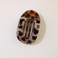 Nouvelle pince à cheveux ovale plate transfrontalière, best-seller, maintien ferme pour fixer les cheveux à l'arrière de la tête, accessoire capillaire simple