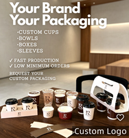 Emballage personnalisé pour gobelets à café et boîtes à gâteaux avec logo sur mesure – Solution complète