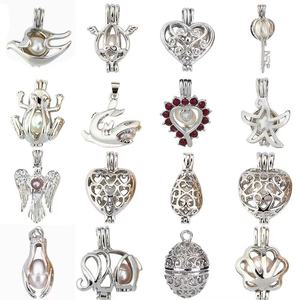 Collana Personalizzata con Perla dei Desideri a Forma di Cuore e Catena con Ciondoli in Lega, Set di Gioielli Romantici Fai-da-Te per Matrimoni - Product Image 5