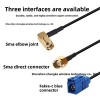 Combo Antenne 4G LTE WIFI GPS avec câble RG174 3.0M Connecteur SMA Antenne Lora/lpwan Antenne Gnss