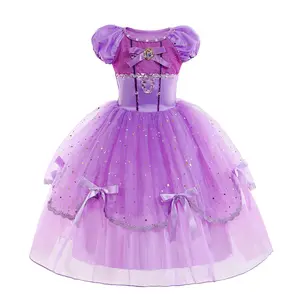 Vestido de princesa para niños de Halloween y vestido de actuación