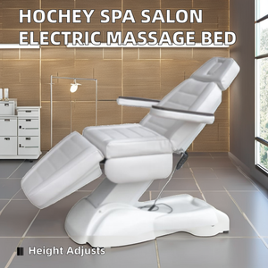 AY Adjustable Height <b>Electric</b> Massage Bed Facial Chair for Spa Salon Clinic Modern Design Style Beauty Treatment Metal Material - Product Image 2