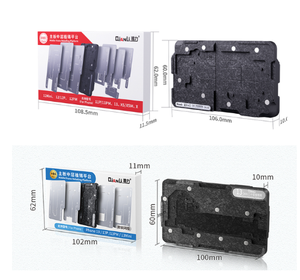 Plataforma Qianli para Reballing BGA de Placa Intermedia con Plantilla para <span class=keywords><strong>iPhone</strong></span> X XS MAX 11 <span class=keywords><strong>Pro</strong></span> 12 13 14 15 16 Herramientas de Retrabajo de Placas - Product Image 3