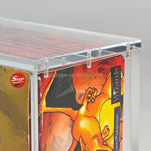 SHP 맞춤형 아크릴 포켓몬 카드 1999 1st 퍼스트 에디션 TCG 부스터 박스 팩 밀봉 영어 트레이딩 수집용 카드 게임 케이스 - Product Image 3