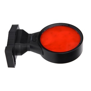 Feu de signalisation double face LMP4610 à LED rouge, montage au sol, IP65, pour voies ferrées, produit de sécurité routière - Product Image 2