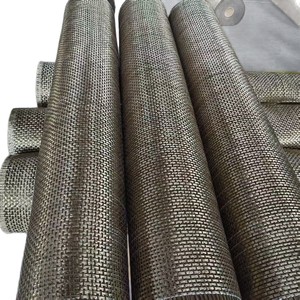 Malla de geogrid de basalto personalizada para reparación de grietas en carreteras, tela aislante de agujeros pequeños - Product Image 4