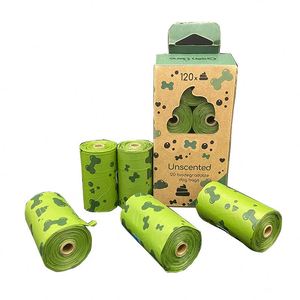 Custom Eco-Friendly EPI Biodegradable Dog Poop Bags <b>Compostable</b> Scented Plastic Pet Waste Poop Bags - Product Image 2