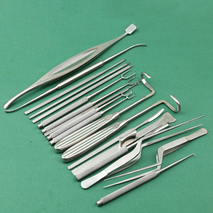 Kit de rhinoplastie manuel 18 pièces, diviseur d'os nasal, instruments de chirurgie esthétique, rétracteur osseux à <span class=keywords><strong>double</strong></span> pointe en acier inoxydable - Product Image 2