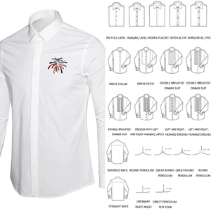 <span class=keywords><strong>Traje</strong></span> <span class=keywords><strong>Italiano</strong></span> Personalizado OEM para Hombre, Venta al por Mayor, para Negocios, Fiestas, Bodas, Casual, Comercio Exterior, de Alta Gama, Bordado, 100% Algodón Teñido en Hilo - Product Image 5