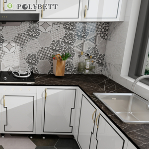 Polybett 1300x2800mm Mármol antibacteriano de lujo Hpl Sunmica Hojas laminadas <span class=keywords><strong>Formica</strong></span> para gabinete de cocina - Product Image 5