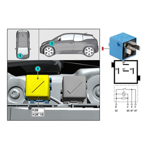 Relé de contacto himmelblau para <span class=keywords><strong>BMW</strong></span> i <span class=keywords><strong>I3</strong></span> I01 LCI Hybrid Electric I01 LCI [i3s <span class=keywords><strong>94Ah</strong></span> <span class=keywords><strong>Rex</strong></span>] 2017-2018 61366915327 - Product Image 4