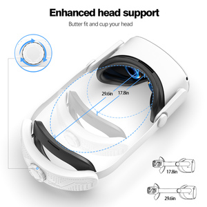 Sangle de tête Elite confortable et remplaçable, réglable en toute liberté, distribution uniforme du poids, conçue pour Oculus <span class=keywords><strong>Quest</strong></span> 2 - Product Image 3
