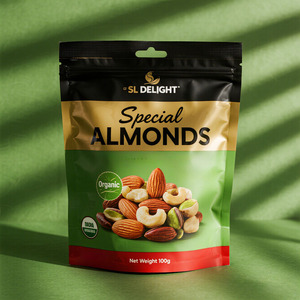 บรรจุภัณฑ์อาหารแบบซองตั้งได้ ขนาดต่างๆ สำหรับถั่ว <span class=keywords><strong>มะพร้าว</strong></span>อบแห้ง ถั่วลิสง ขนมขบเคี้ยว  แบบมีซิปล็อค - Product Image 5