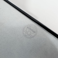 Plaque d'immatriculation personnalisée en aluminium réfléchissant gaufré, résistante à l'eau, décoration de voiture, finition brillante/noir chromé, universelle