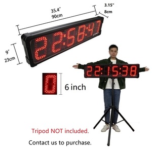 Reloj Digital de Carreras de Doble Cara a Prueba de Agua GANXIN, Temporizador LED para Maratón con Función de Cronómetro y Cuenta Regresiva - Product Image 2