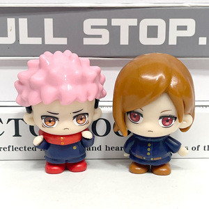 Nouvelles figurines d'anime Kugisaki Nobara Satoru Gojo, 6 pièces/ensemble, personnage de dessin animé, modèle de jouet artisanal écologique en PE - Product Image 6