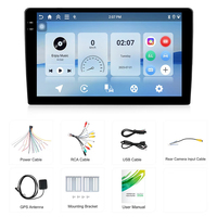 Estéreo para Auto Portátil de 7 Pulgadas con Navegación, Android Auto Inalámbrico, Apple CarPlay, Cámara de Reversa, Pantalla Dividida, OLED Integrado de 1DIN