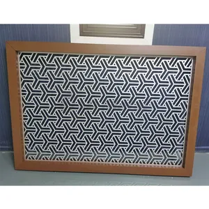 quarto painel divisor de partição de madeira Suppliers-Decorativa de Alumínio Partição Divisor De Quarto Painel