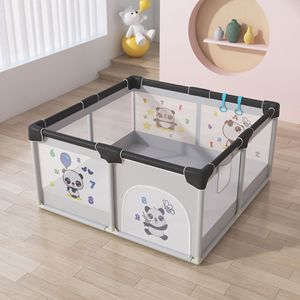 Parc de jeu pour bébé avec barrière de sécurité, parc de jeu portable d'intérieur pour les tout-petits apprenant à ramper et à marcher, clôture de parc pour usage domestique - Product Image 1