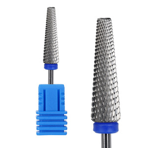 Super Long 5-in-1 Cross Cut Carbide Nail <b>Drill</b> <b>Bit</b> Set for Electric Manicure Acrylic Gel Removal - Product Image 4