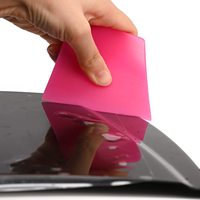 Kit de raclette PPF anti-rayures 5 en 1 avec grattoir à lame d'eau en TPU souple Logo personnalisé Raclette à peinture vinyle petite teinte