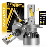 Kit de Iluminación LED con Doble Tubo de Cobre Refrigerado por Líquido |   Faros LED de 120W Blancos y Amarillos 3000K 6000K para Bombillas H1 H4 H7 H11 9005 9006