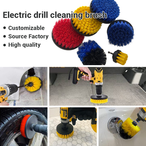 Juego de Tres Cepillos de Limpieza para Taladro, de Diferentes Tamaños, Duraderos y Más Vendidos, con Rotación <span class=keywords><strong>El</strong></span>éctrica para Fregar - Product Image 2