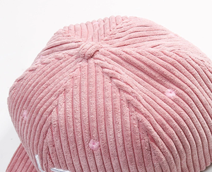 Bán Buôn Tùy Chỉnh Thêu Logo <span class=keywords><strong>Flat</strong></span> Brim Đen Đỏ Nhung Kẻ Mũ Snapback Cap - Product Image 4